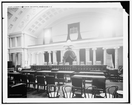 Supreme Court room, the Capitol, Washington, D.C.
