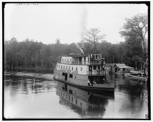 At Silver Springs on the Ocklawaha [sic], Florida