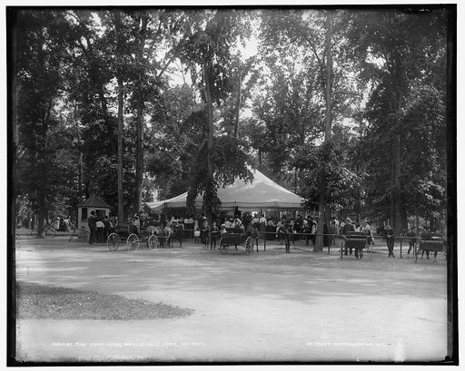 The Pony ring, Belle Isle Park, Detroit