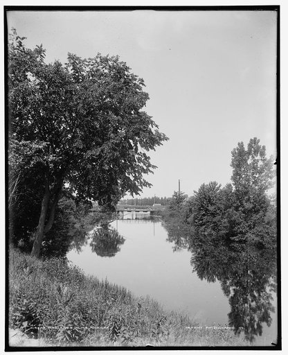 Pine River, Alma, Michigan