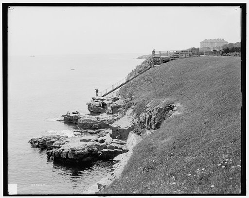 Cliff Walk, the forty steps, Newport, R.I.