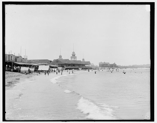 Bathing beach, Narragansett Pier, R.I.