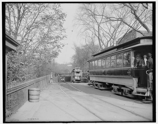Descent into subway, Public Garden, Boston, Mass.