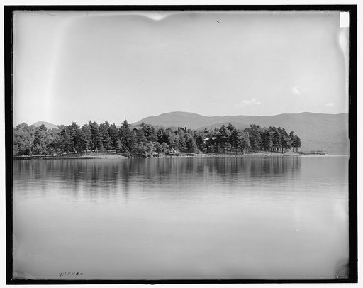 Green Island from Bolton Hill, Lake George, N.Y.