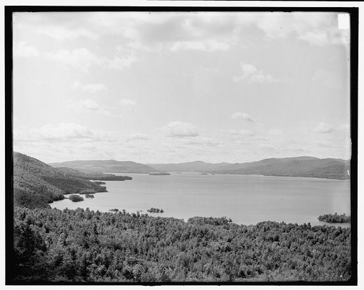 South from Shelving Rock, Lake George, N.Y.