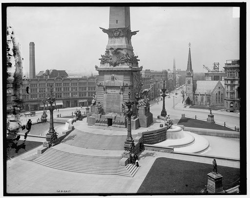 Army & Navy (Soldiers' and Sailors') Monument, the base, Indianapolis, Ind.