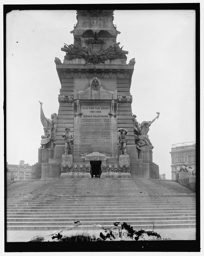 Army & Navy (Soldiers' and Sailors') Monument, south face, Indianapolis, Ind.