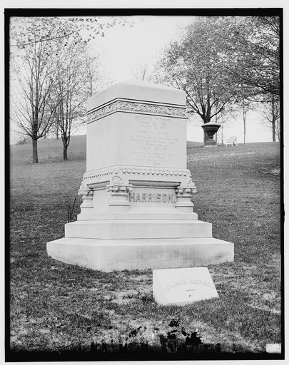 Harrison monument, Crown Hill Cemetery, Indianapolis, Indiana
