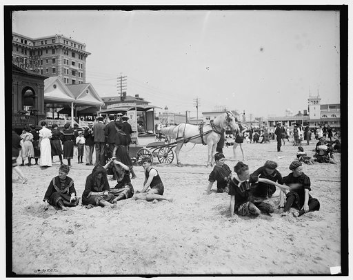On the beach, Atlantic City, N.J.