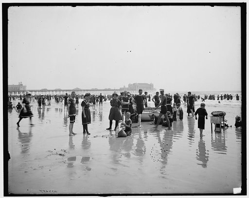 On the beach, Atlantic City, N.J.