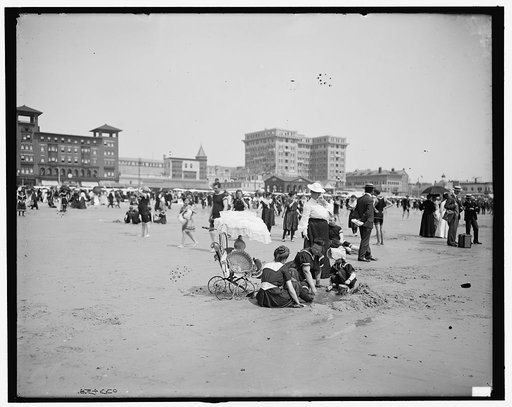 On the beach, Atlantic City, N.J.