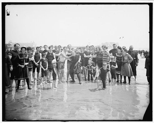 On the beach, Atlantic City, N.J.