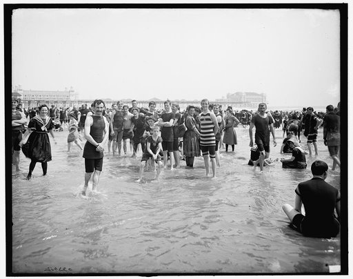 On the beach, Atlantic City, N.J.