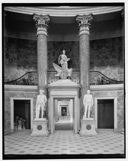 The United States Capitol, Statuary Hall, the entrance, Washington, D.C.