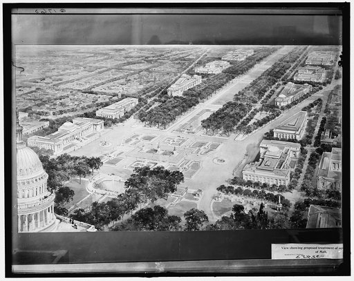The future Washington, proposed treatment of mall, Washington, D.C.