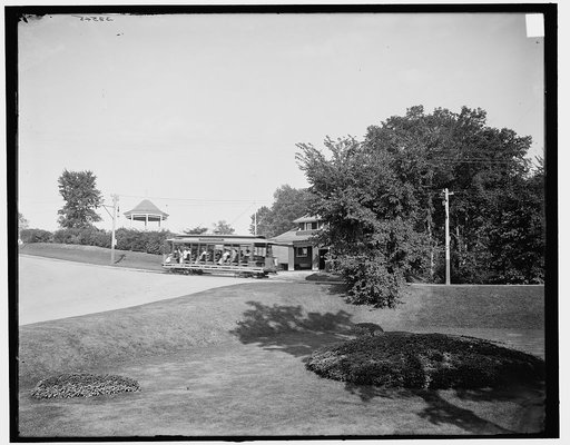 Riverton Park from carriage entrance, Portland, Me.