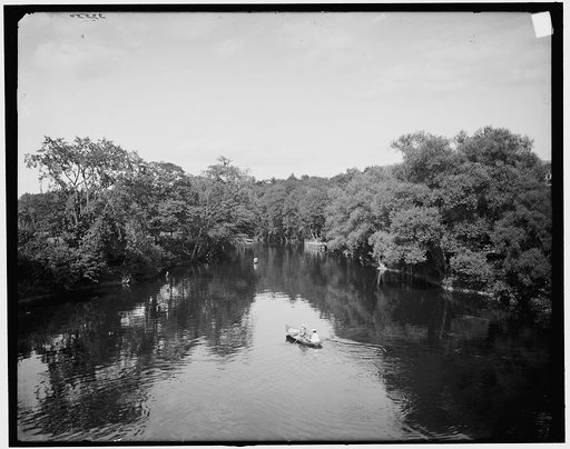 Down Presumpscot River from Riverton Park, Portland,Me.