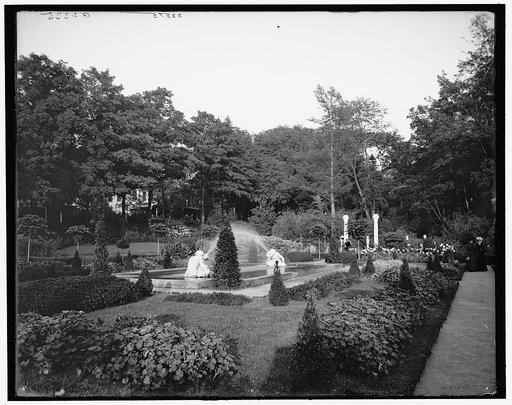 Italian garden, Canfield (Congress Spring) Park, Saratoga, N.Y.