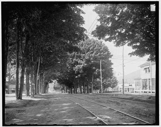 Main Street in village of Lake George, Lake George, N.Y.