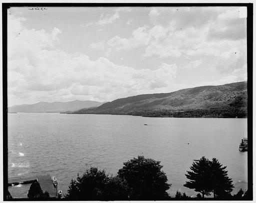 French Mount from Fort William Henry Hotel, Lake George, N.Y.