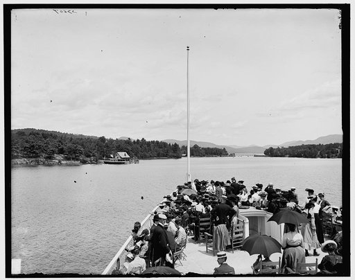 Approaching Bolton, Lake George, N.Y.