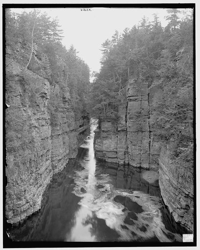 The Pool, toward flume, Ausable Chasm, N.Y.