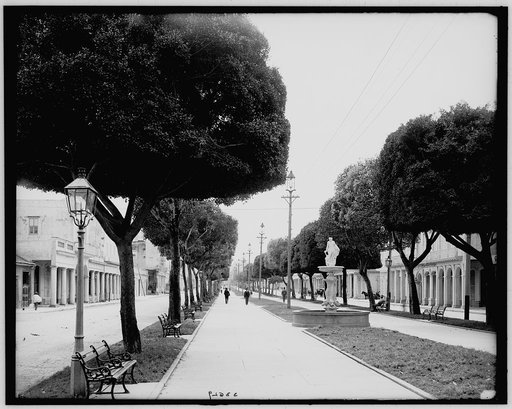 Prado, looking south, Havana, Cuba