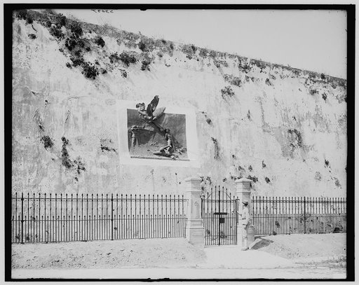 Execution wall in Cabanas, Havana, Cuba