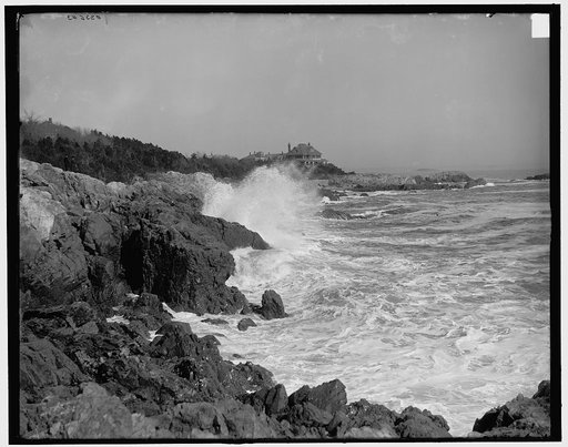 Surf at Marblehead Neck, Marblehead, Mass.