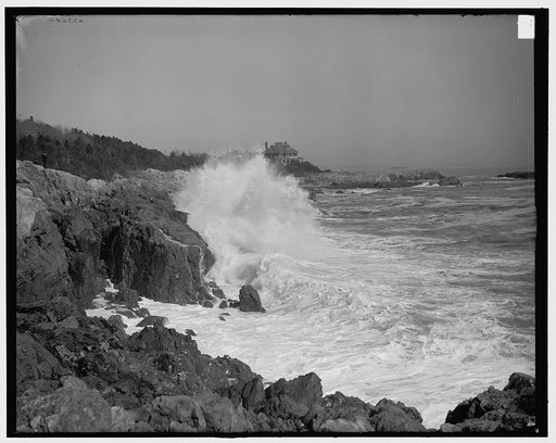 Surf at Marblehead Neck, Marblehead, Mass.