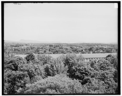 Mounts Tom and Holyoke from U.S. Armory tower, Springfield, Mass.