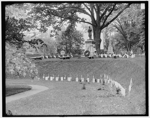 Cemetery, the soldiers' plot, Springfield, Mass.