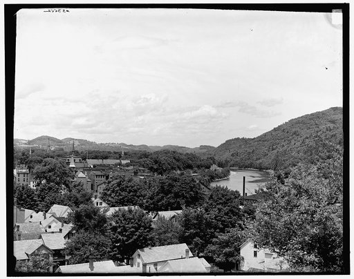 View from the south, Brattleboro, Vt.