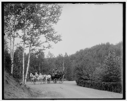 Coach on the boulevard, Duluth, Minn.