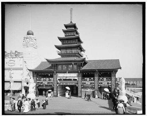 Dreamland Park, Air Ship Building, Coney Island, N.Y.