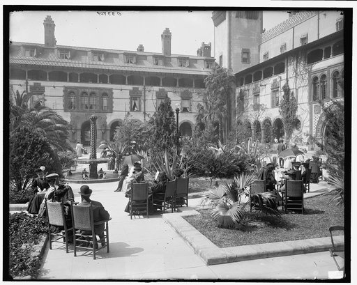 In the court of Ponce de Leon, St. Augustine, Florida