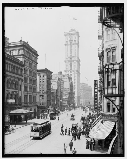 Broadway and Times Building (One Times Square), New York City