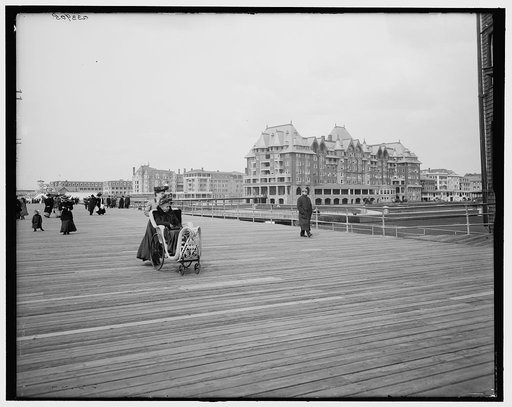 Hotels along the boardwalk, Atlantic City, N.J.