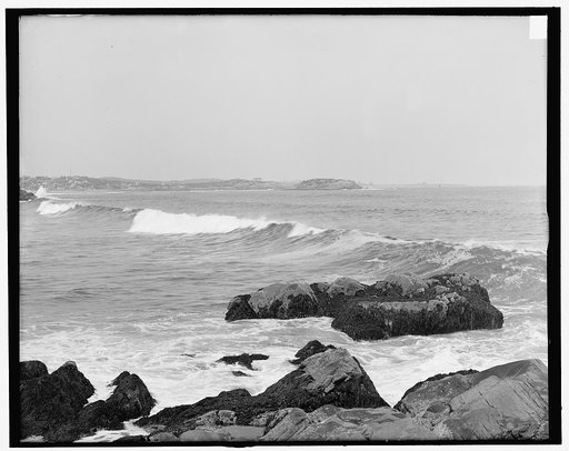 Surf at Bass Rocks, Gloucester, Mass.