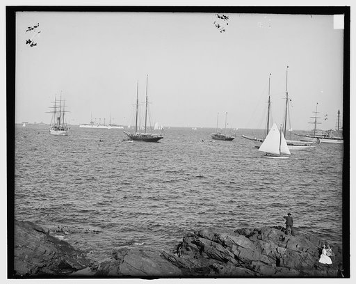 Harbor, looking out, Marblehead, Mass.