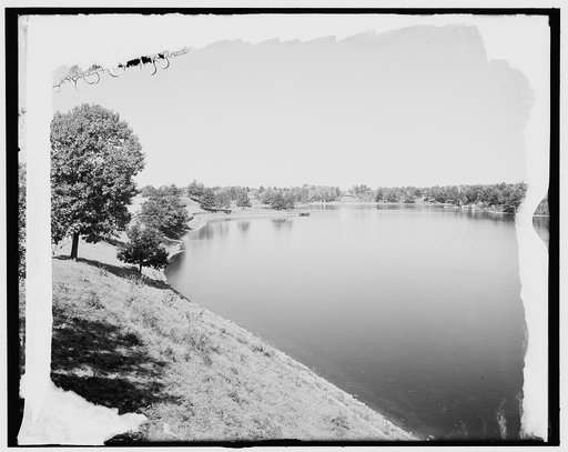 Lake Quinsigamond from lake park, Worcester, Mass.