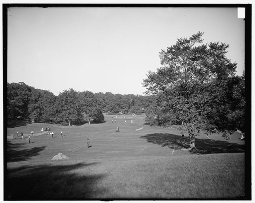 Tennis courts, Franklin Park, Boston, Mass.