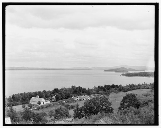 Looking toward Wolfeborough from Kimball's Castle, Lake Winnipesaukee, N.H.