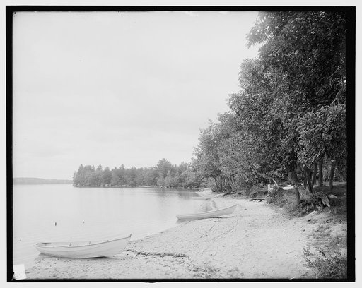 Along the shore at Melvin (Tuftonboro), Lake Winnipesaukee, N.H.
