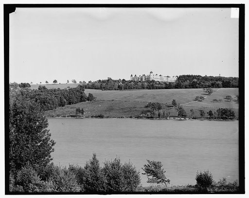 Poland Spring House from across the lake, Poland Spring, Me.