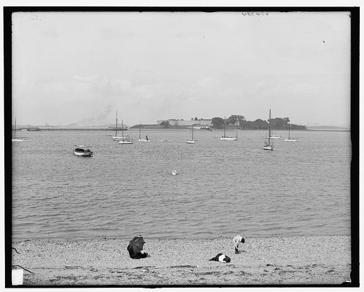 Fort Independence from head house, City Point, Boston, Mass.
