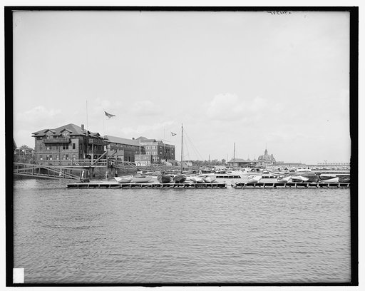 Yacht club houses, City Point, Boston, Mass.