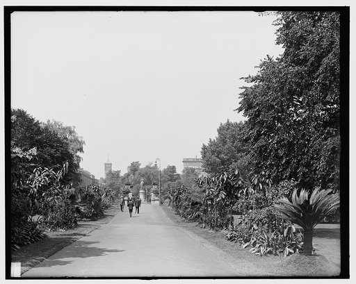 Across Public Garden, Boston, Mass.