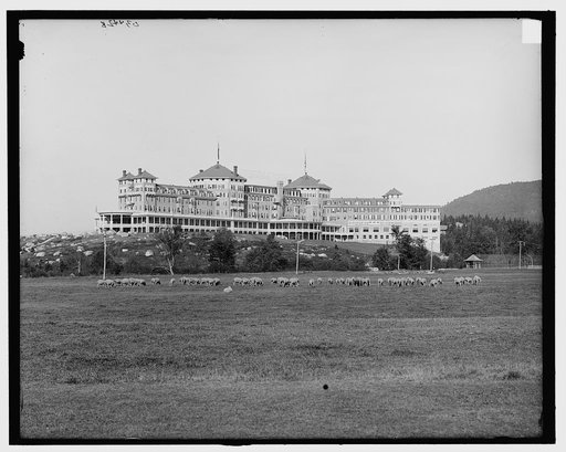 Mount Washington Hotel from Golf Links, White Mountains, N.H.
