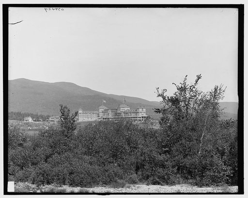 A Glimpse of the Mount Washington Hotel, White Mountains, N.H.
